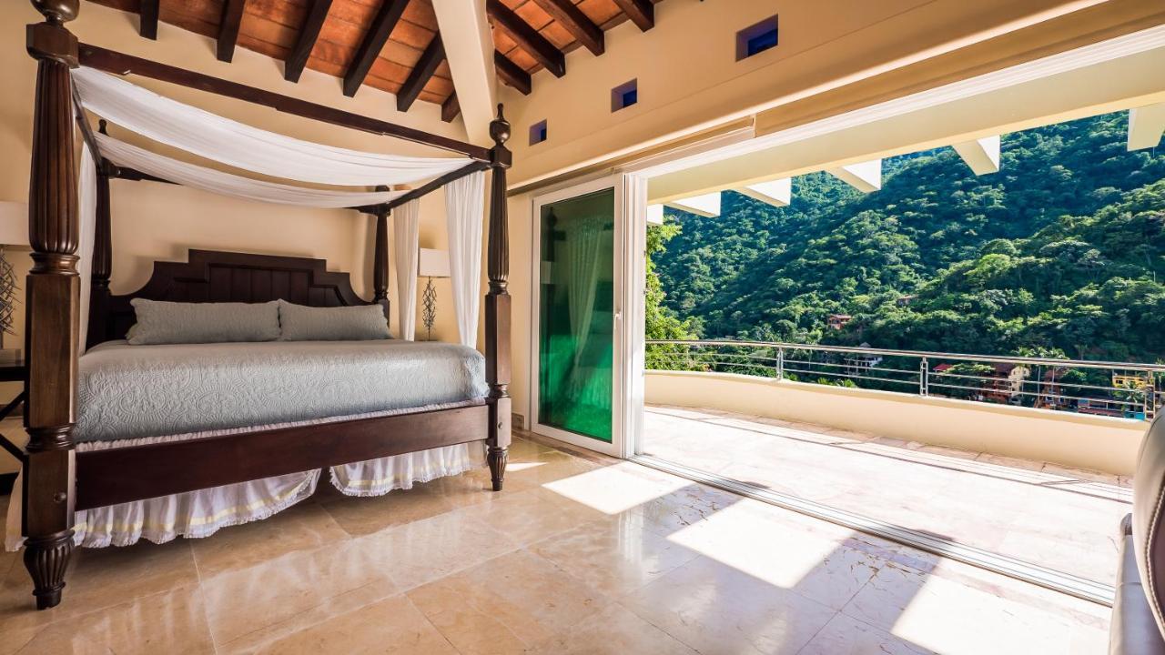 Boca De Tomatlan Luxury Boutique Hotel Accommodations ปูแอร์โตบาญาร์ตา ภายนอก รูปภาพ