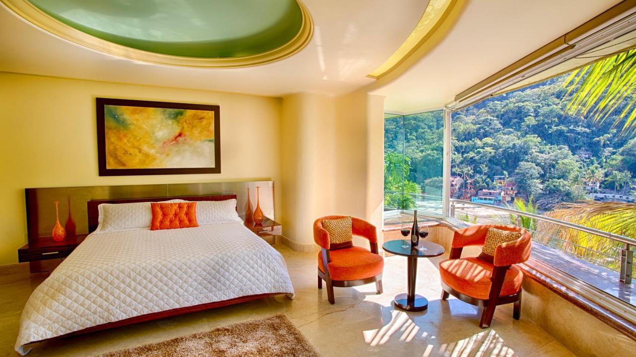 Boca De Tomatlan Luxury Boutique Hotel Accommodations ปูแอร์โตบาญาร์ตา ภายนอก รูปภาพ